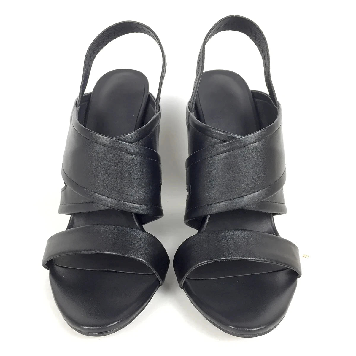 Shoes Peep Toe High Heels Wedge Sandals Elastic Band