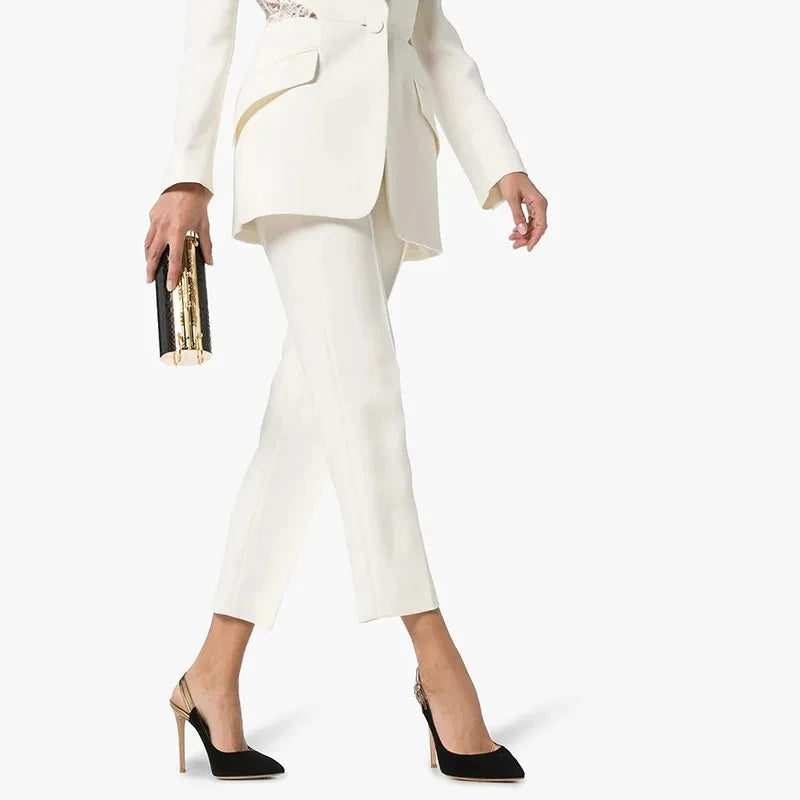 Slingback Sandals Pointed Toe High Heels Buckle Strap
