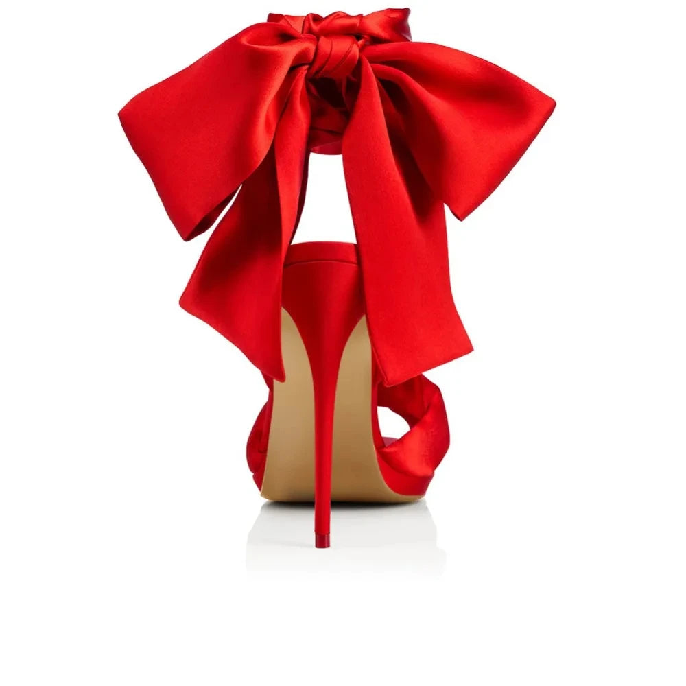 Shoes Peep Toe High Heel Sandals Elegant Stilettos Lace Up