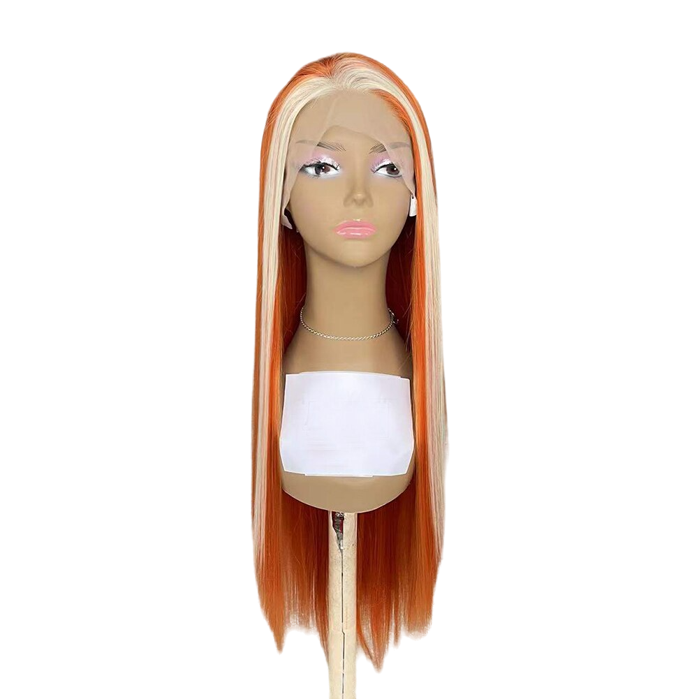 Ginger and Blonde Straight Lace Front Wig