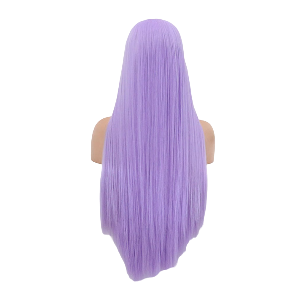 Purple Straight Lace Front Wig