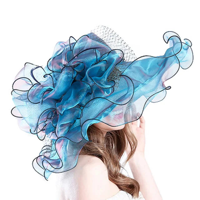 Fashion Summer Organza Sun Hat