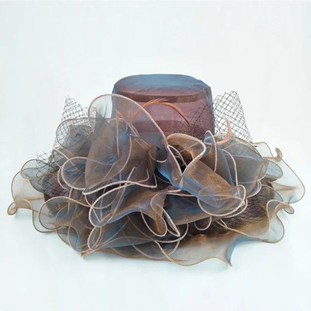 Fashion Summer Organza Sun Hat