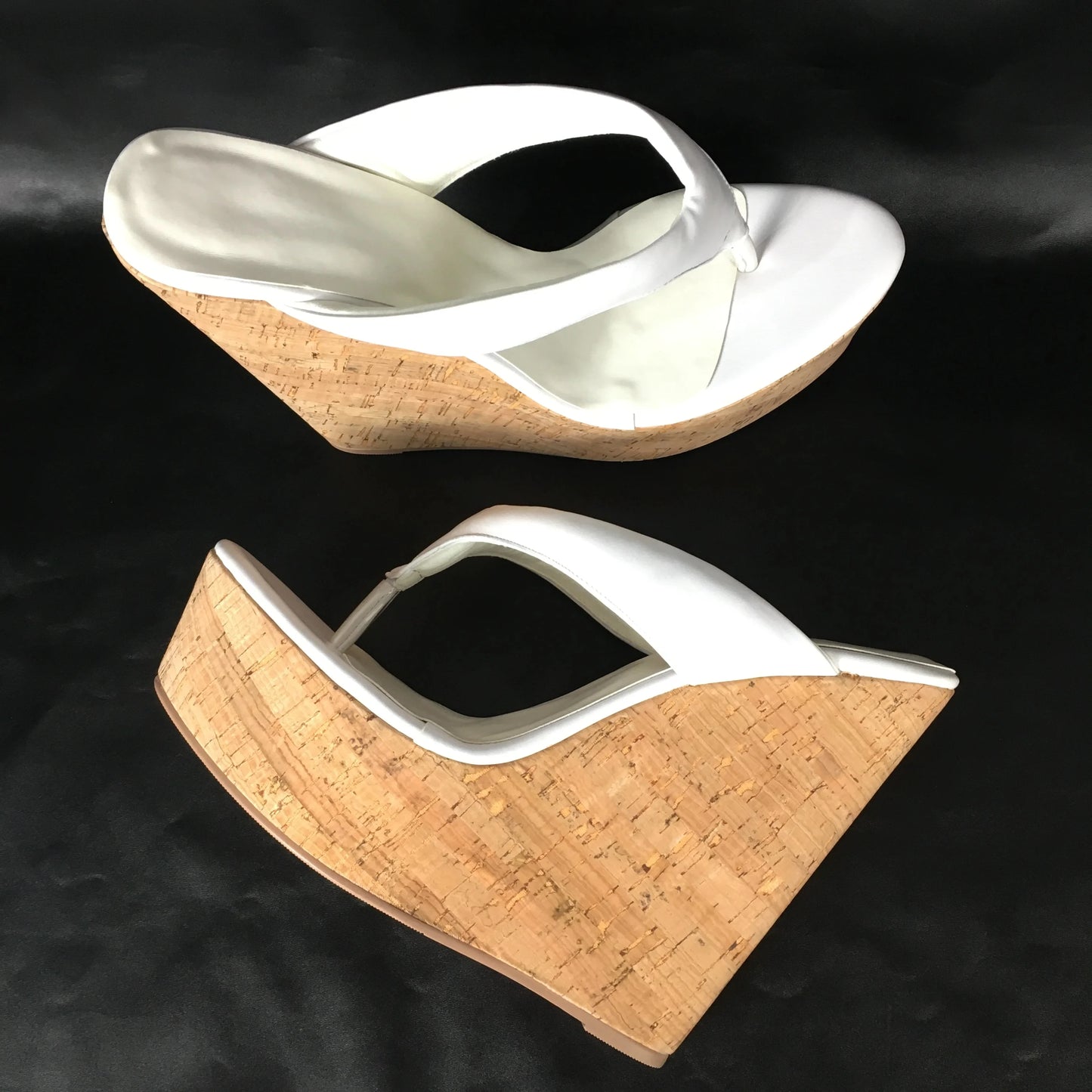 Wedge Sandals Platform Flip Flops Open Toe High Heels Slip On Mules