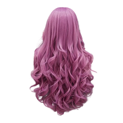 Purple Wavy Lace Front Wig