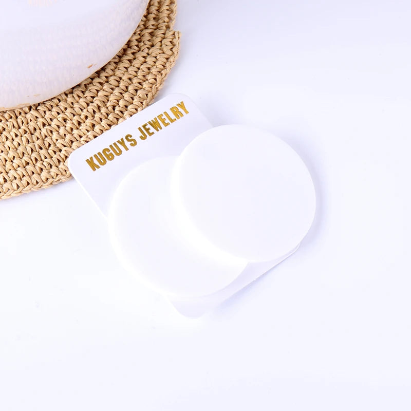 Round Dangle Stud Earrings