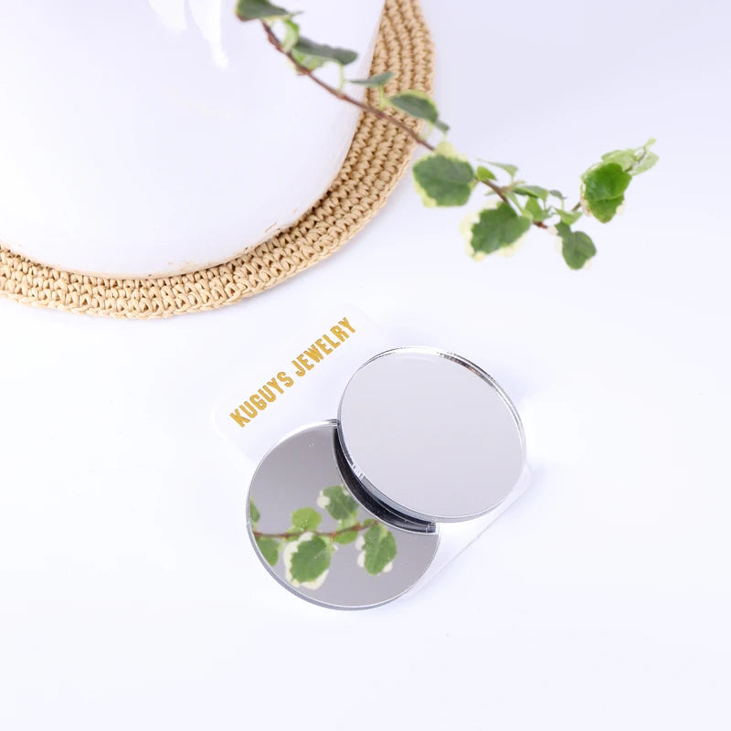 Round Dangle Stud Earrings