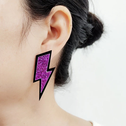Thunder Dangle Stud Earrings