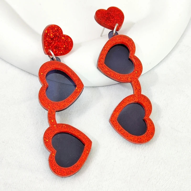 Sunglasses Dangle Stud Earrings