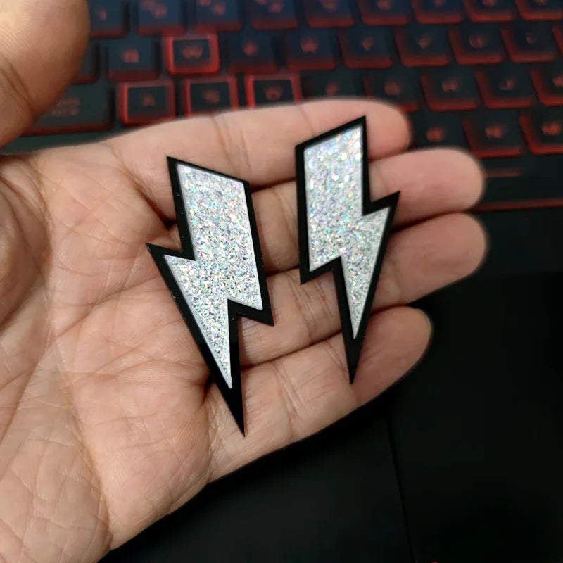Thunder Dangle Stud Earrings