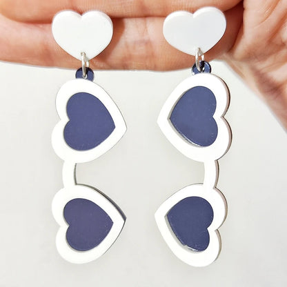 Sunglasses Dangle Stud Earrings