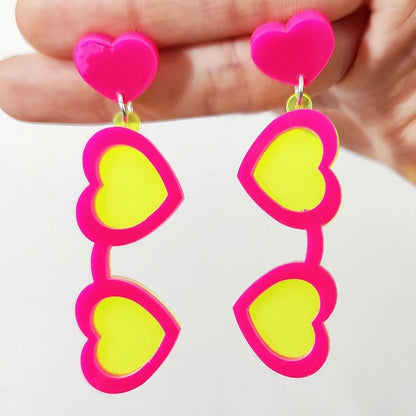 Sunglasses Dangle Stud Earrings