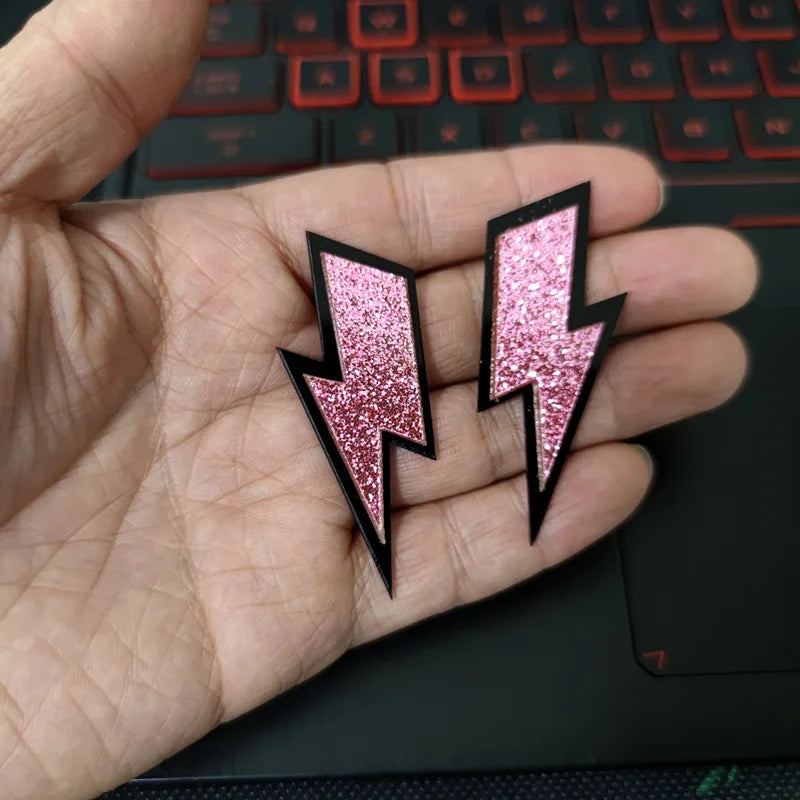 Thunder Dangle Stud Earrings