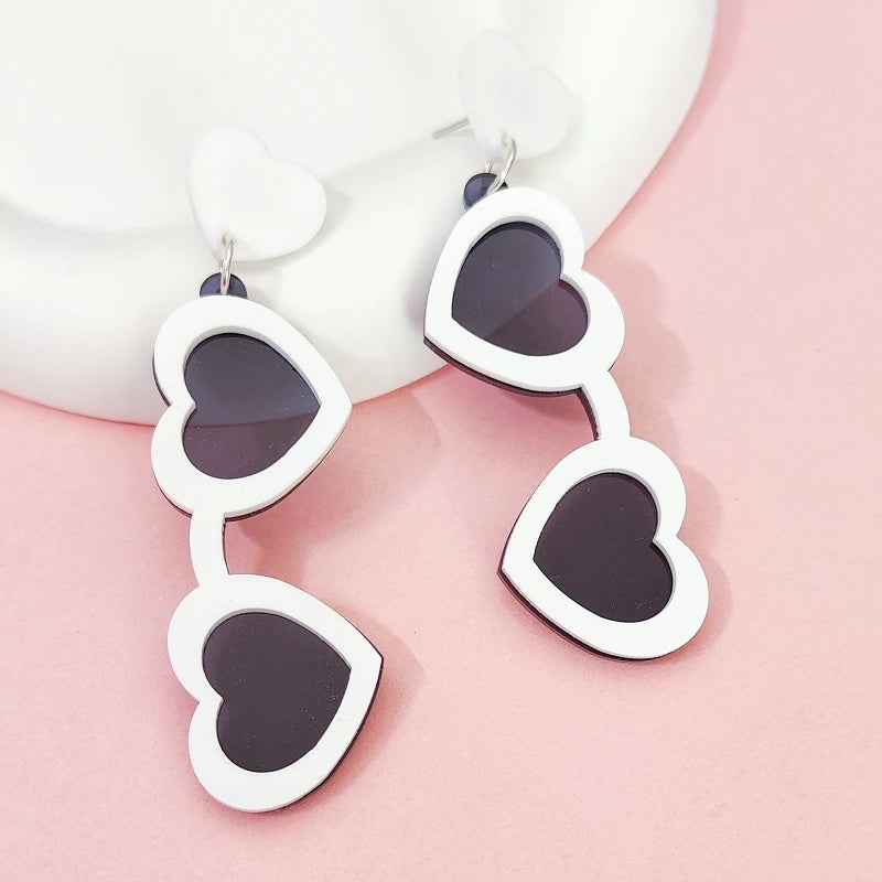 Sunglasses Dangle Stud Earrings