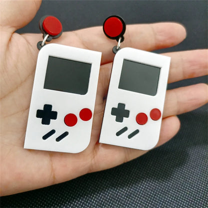 Game Console Dangle Stud Earrings