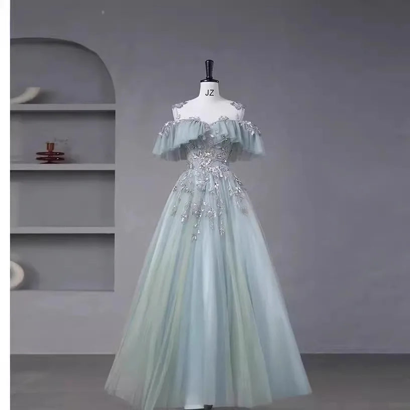 Elegant Ethnic Style Fluffy Veil Quinceanera Dress