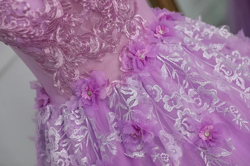 Sweetheart Off-The-Shoulder Tulle Floor-Length Quinceanera Dress