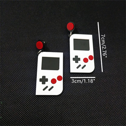 Game Console Dangle Stud Earrings