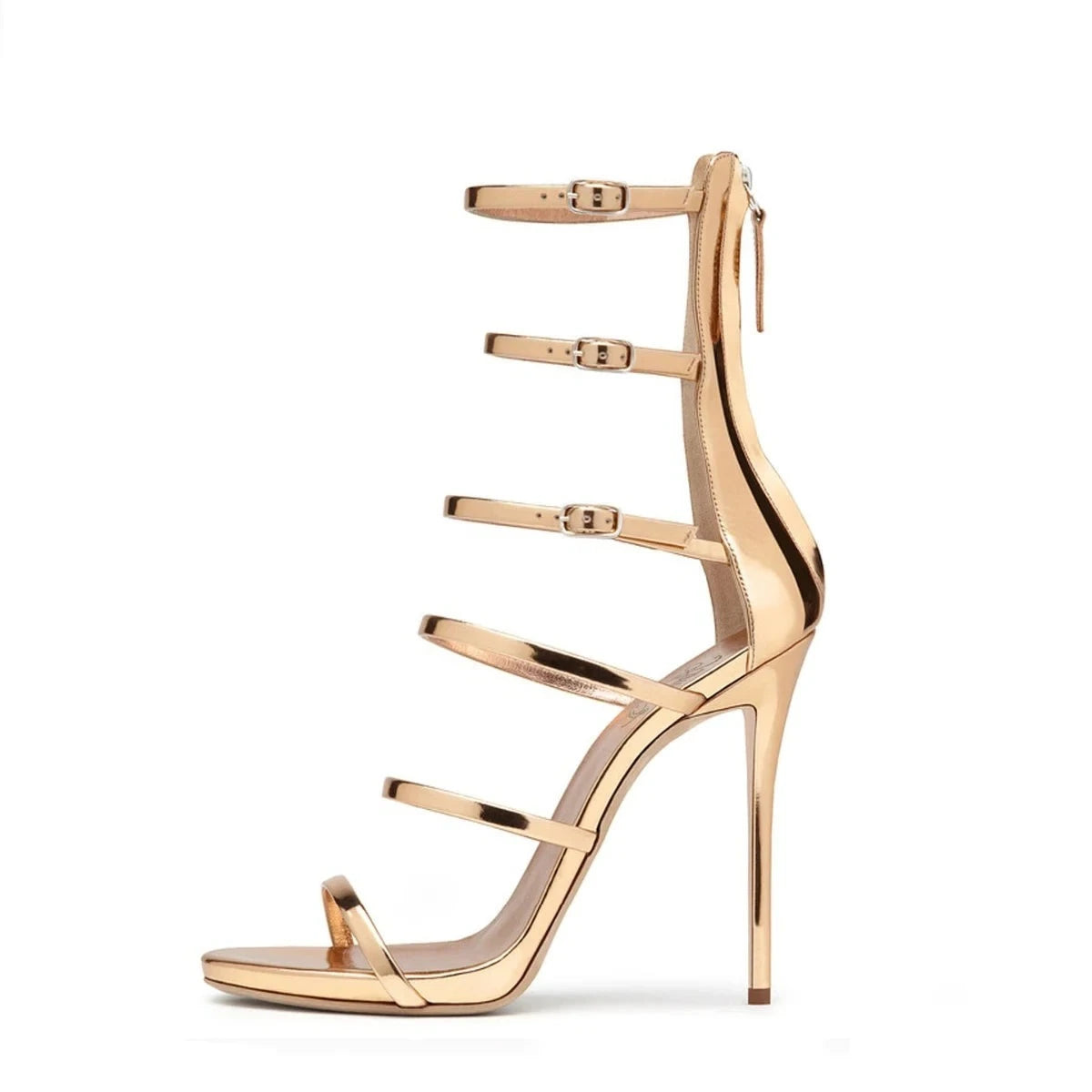 Sandals Open Toe High Heels Stiletto Buckle Strap