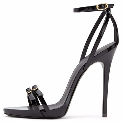 Open Toe High Heels Sandals Ankle Strap Stiletto