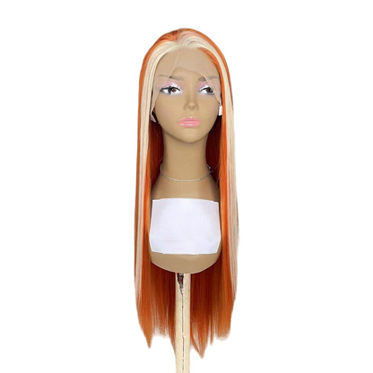 Ginger and Blonde Straight Lace Front Wig