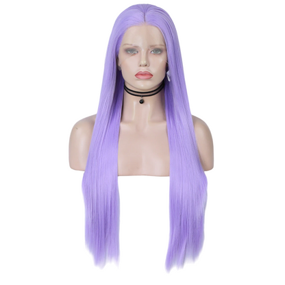 Purple Straight Lace Front Wig