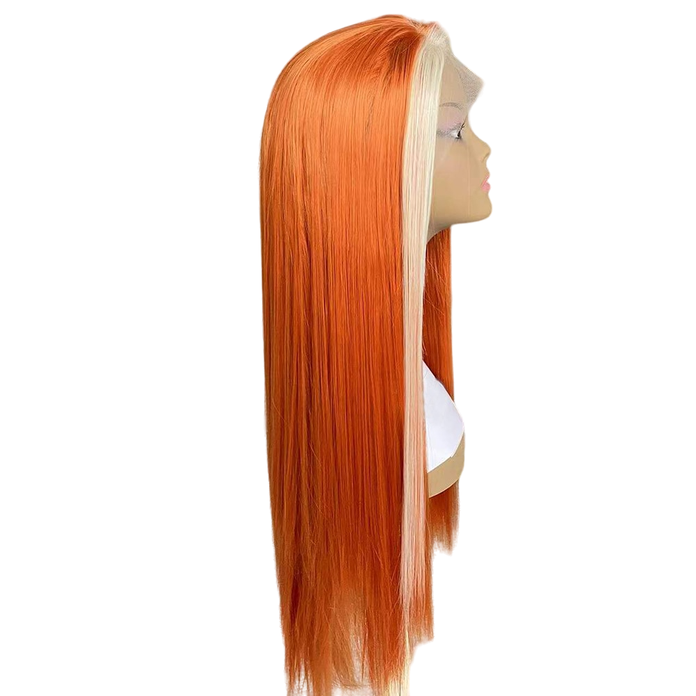 Ginger and Blonde Straight Lace Front Wig