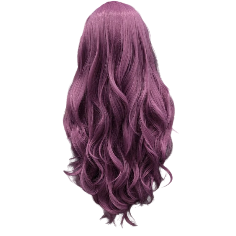 Purple Wavy Lace Front Wig