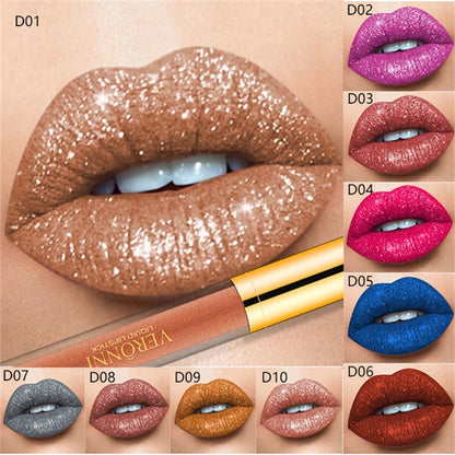 Metallic Shimmer Moisturizing Lip Gloss