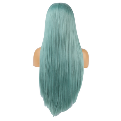 Mint Straight Synthetic Lace Front Wig