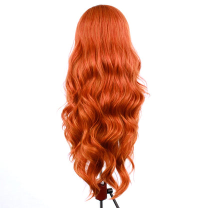 Ginger and Blonde Wavy Lace Front Wig