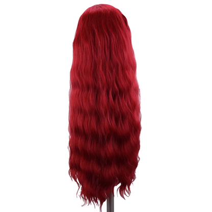 Red Wavy Lace Front Wig