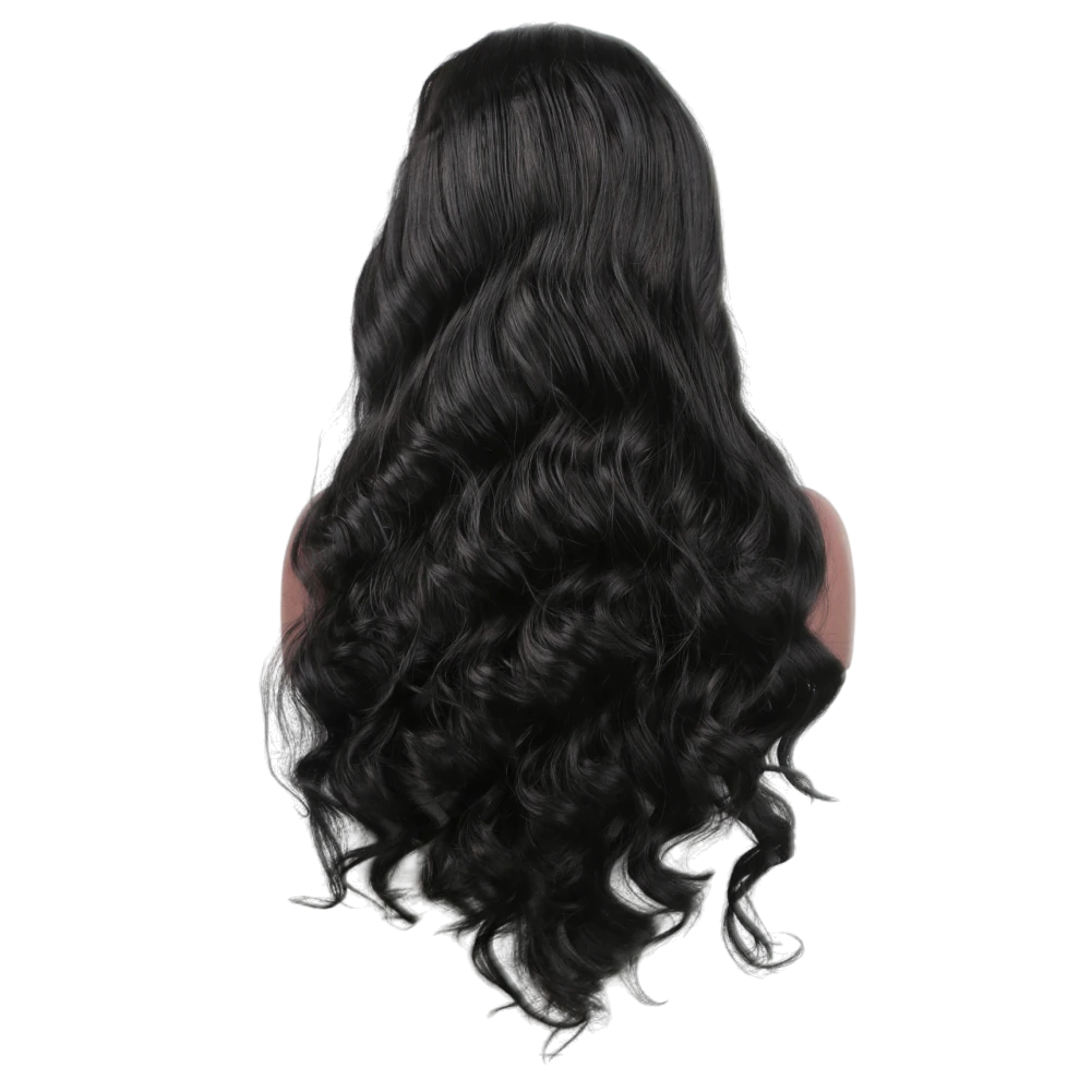 Black Wavy Lace Front Wig