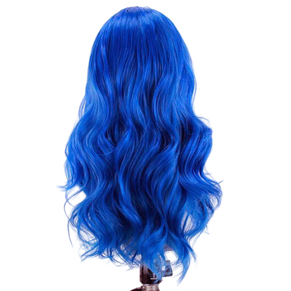 Blue Wavy Lace Front Wig