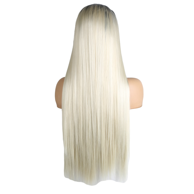 Ombre Blonde Straight Lace Front Wig