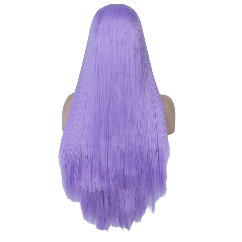 Purple Straight Lace Front Wig