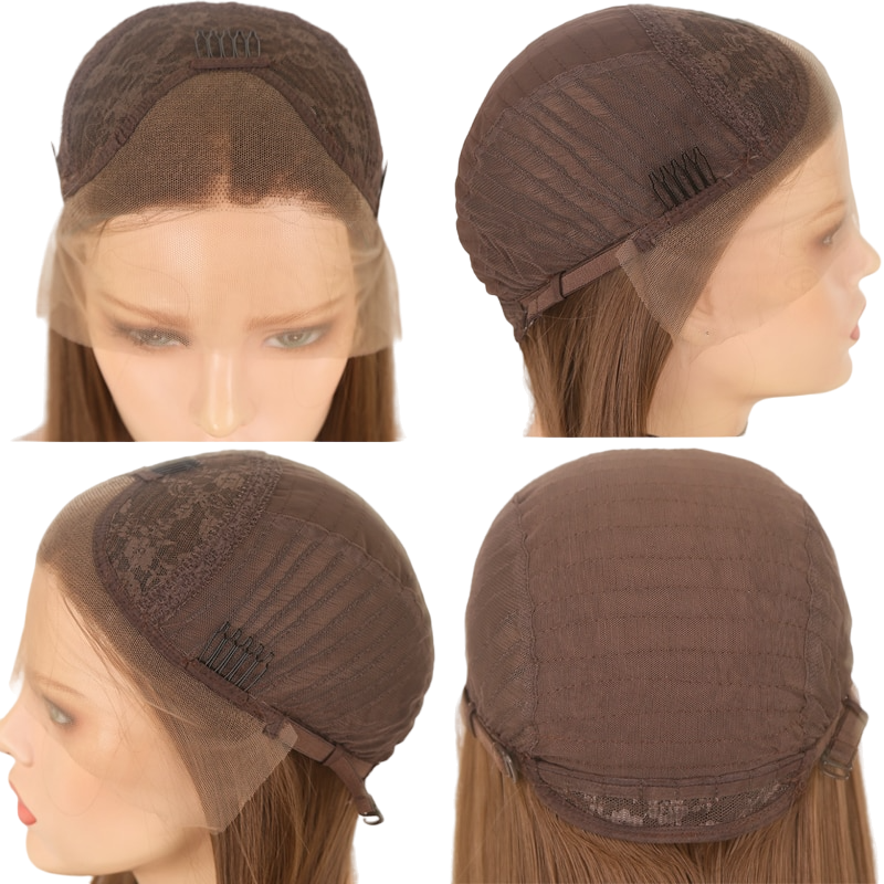 Brown Straight Lace Front Wig