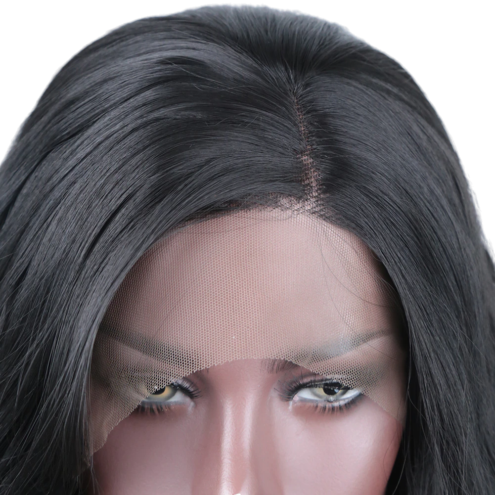 Black Wavy Lace Front Wig