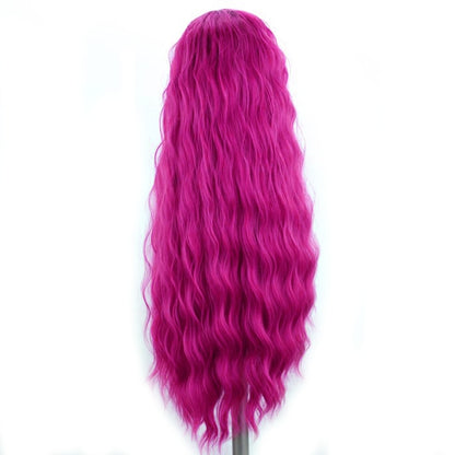 Ombre Purple Wavy Lace Front Wig