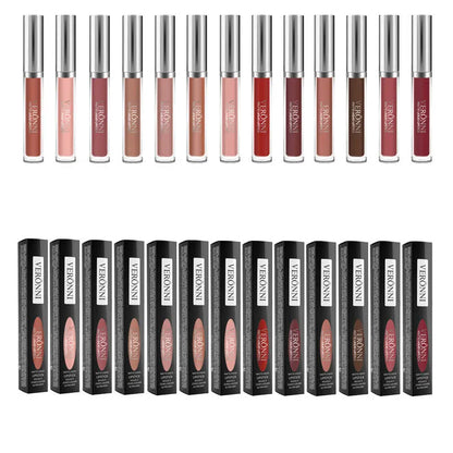 13 Colors Matte Velvet Lip Glaze Waterproof Lasting Lip Gloss