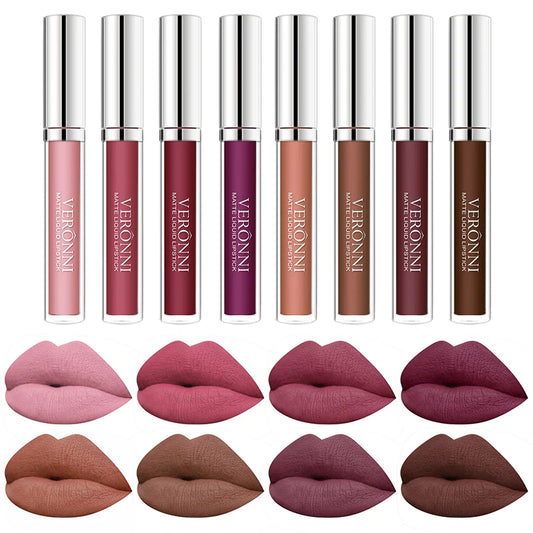 13 Colors Matte Velvet Lip Glaze Waterproof Lasting Lip Gloss