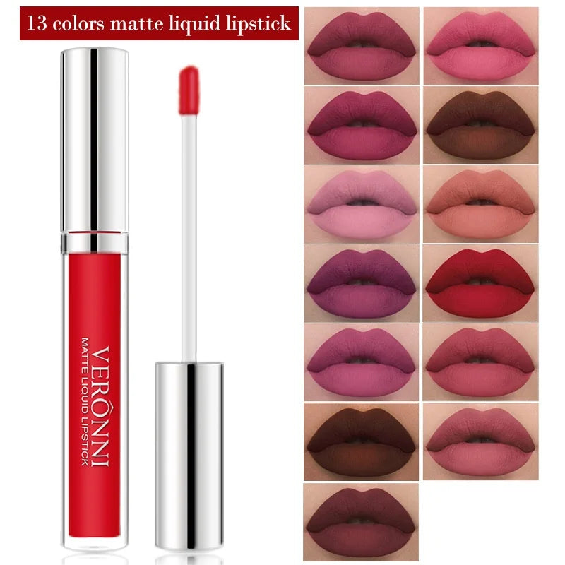 Matte Liquid Long Lasting High Pigment Lip Gloss