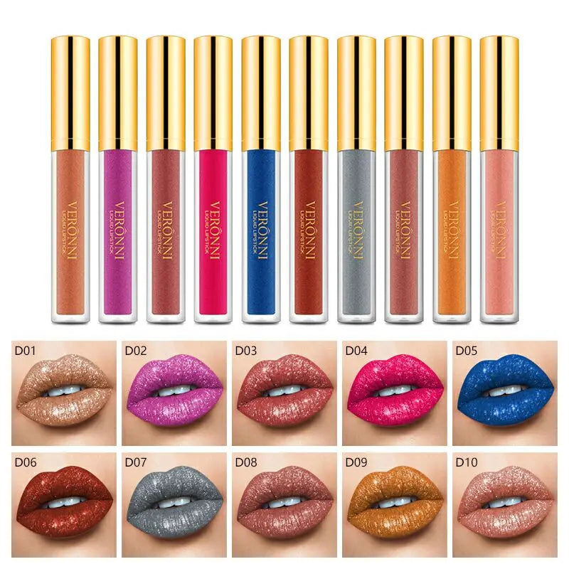 Metallic Shimmer Moisturizing Lip Gloss