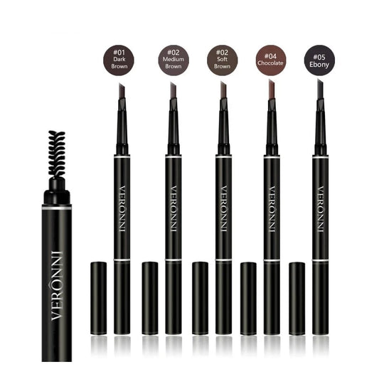 5 Color Double Ended Eyebrow Pencil