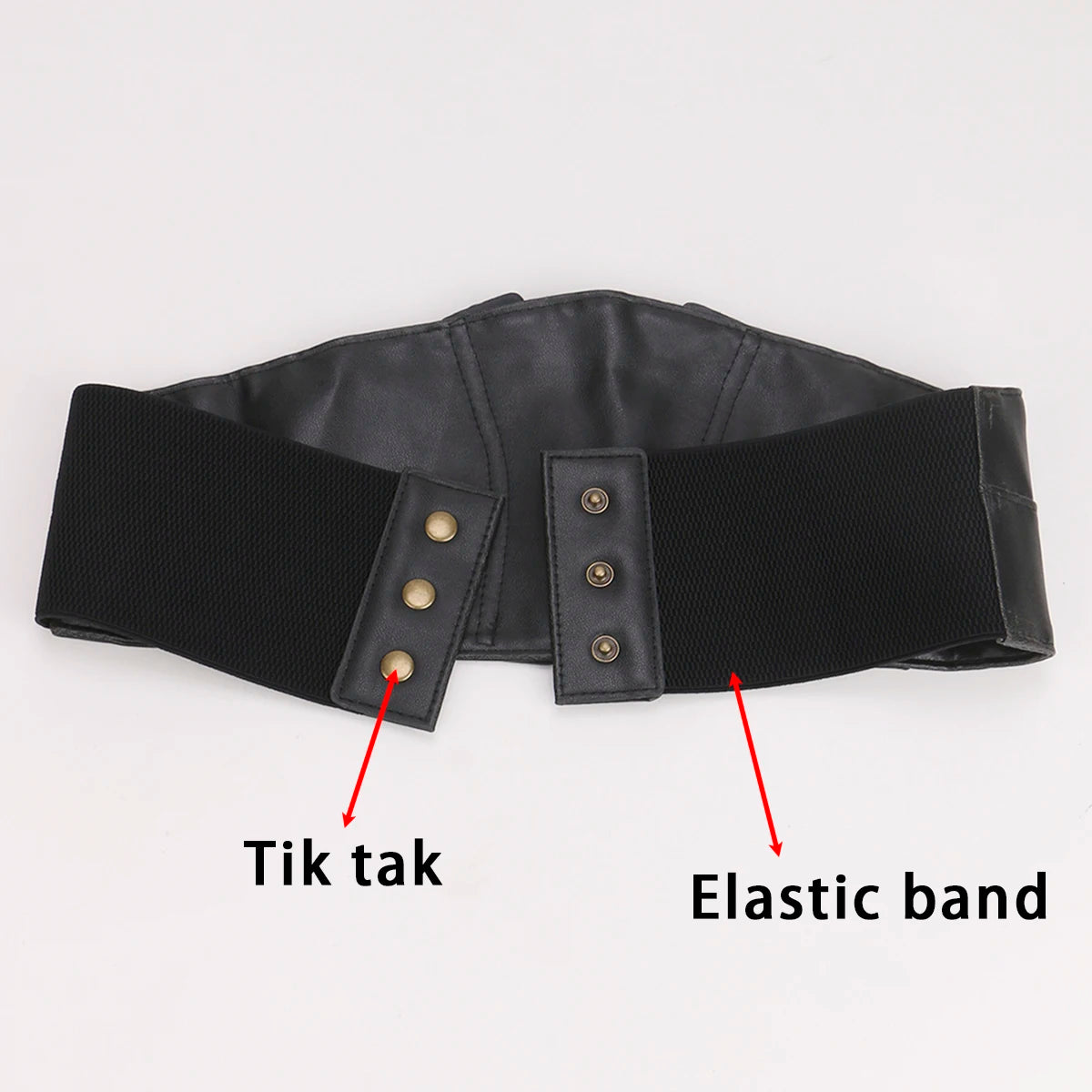 Lace-up Wide Elastic Belt