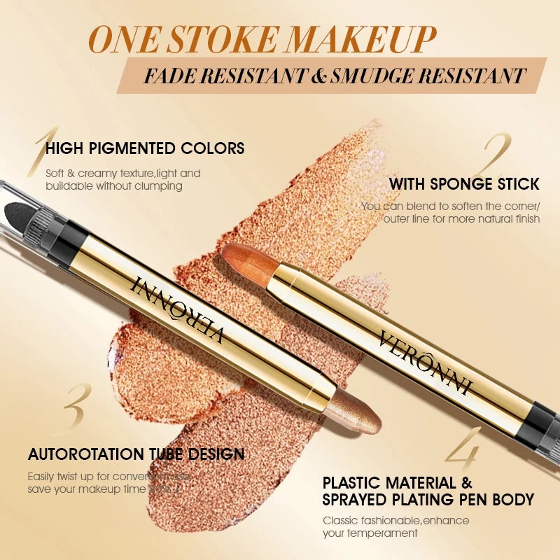 Shimmery Double-head Eyeshadow Stick