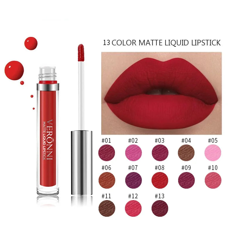 Matte Liquid Long Lasting High Pigment Lip Gloss