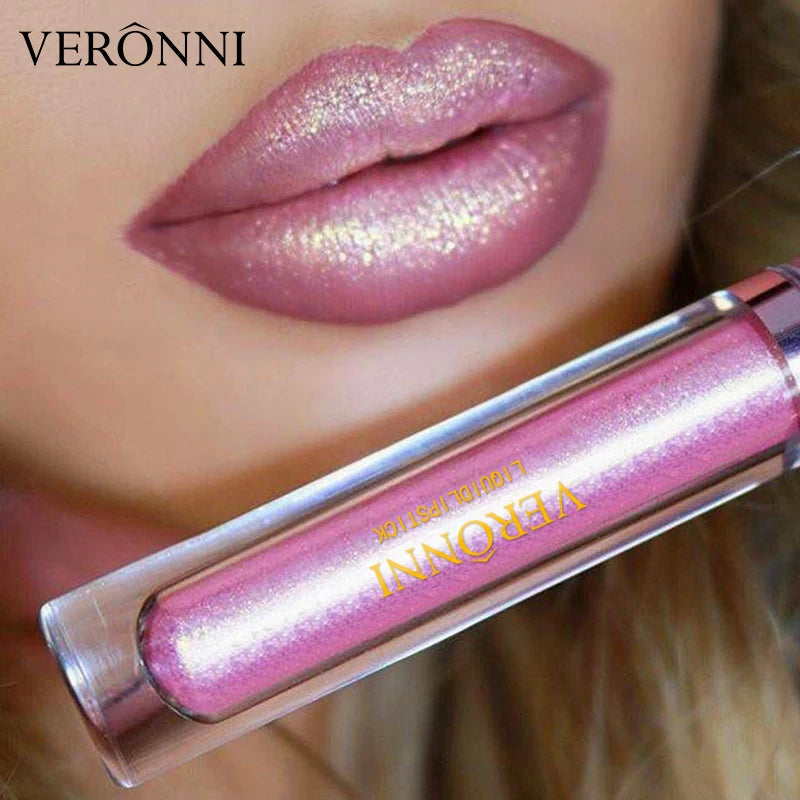 Metallic Shimmer Moisturizing Lip Gloss