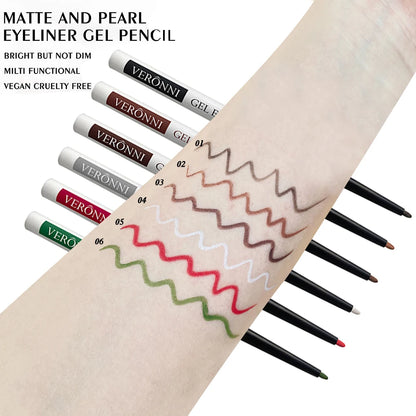 6-Pack Long-lasting Easy To Wear Eyeliners