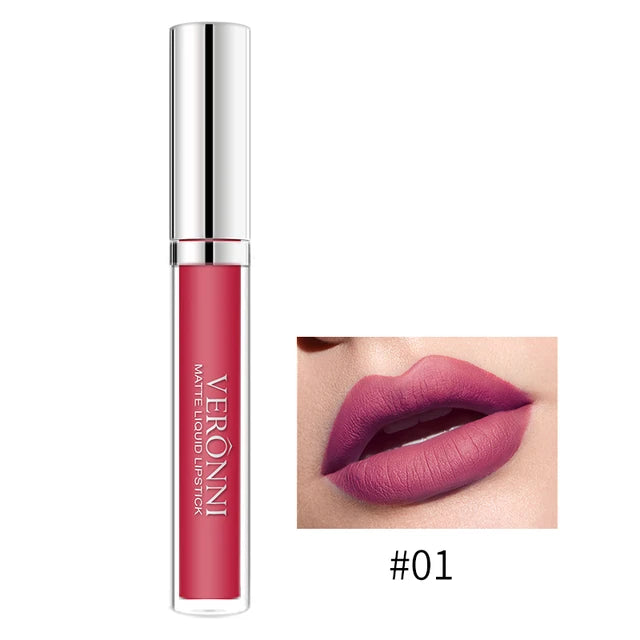 13 Colors Matte Velvet Lip Glaze Waterproof Lasting Lip Gloss